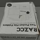 Two Pocket Folders, RAZCC 75 Pack Two Pocket Folders with Prongs, 3 Prong Folders Fit Letter Size Paper, Pocket File Folders for School Office Home Business, Blue