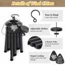 Gifts for Mom, 25''Wind Chimes Black, Mother Birthday Gifts for Mom from Daughter Son, Mother's Day, Thanksgiving, for MomsMoms Gift Ideas for Birthday Decorations