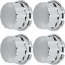 4Pcs ATV Tire Wheel Hub Cap, Dust Center Hub Cap Covers Compatible with 8Inch 10inch 12inch 14inch Alloy Wheels ATV Quad