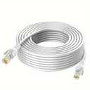 Ethernet Extension Cable 3.3ft Cat6 Network Patch Cord Extender RJ45 LAN Cable Connector for Router, Modem, PC, Computer, Laptop, and Smart TV