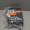 TRAVELISIMO Electric Lunch Box for Adults 100W Heated Lunch Box For Men 1.5L Stainless Steel Portable Food Warmer, 12/24/110V for Travel & Work, Loncheras Electricas Para Calentar Almuerzo (Dark Green)