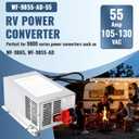 WF-9855-AD, 55 Amp Power Converter, RV Power Converter, 12V Three Stages Intelligent Charger Compatible with WF-9855-AD and Other WF-9800 Series, Power Converter for Rv Campers