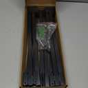 Zoegi 10 Pack 2.8FT String Light Poles,Light Poles for Outside Lights with Fork, Outdoor Brackets Hanging Lights,Metal Stand for Deck Patio, Backyard, Wedding, Deck, Party 