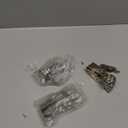 Chibery 2 Pair 135 Degree & 165 Degree Hinges Kit for Pie Corner Cabinets, Hidden Lazy Susan, Face Frame Self Closing, Clip On, Smooth Slow Close, Concealed Mount for Bi-fold Door, Kitchen Cupboard