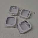 4pcs Hair Tie Organizer,Portable Travel Qtip Holder,Bathroom Storage Organizer Qtip Dispenser Cotton Swabs Dispenser Kids Hair Accessory Box with Lid for Bathroom,Desktop Organizer(4 Pcs White)