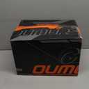 OUMURS Adult Dirt Bike Helmet with Goggles Gloves & Mask Adjustable Sun Visor Motorcycle Adult ATV Helmet Off-Road Motocross Downhill Moped MX for Unisex-Adult-Red Flame, M