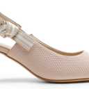 DREAM PAIRS Women's Kitten Heels Slingback Closed Toe Low Pumps Dress Bridal Elegant Wedding Casual Shoes, 7.5