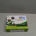 Glow-in-The-Dark Door Pong Ping Pong Trainer with 6 Rechargeable Balls - Door Frame Hanging Table Tennis Set, Indoor Outdoor Fun Ages 3+