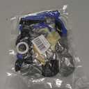 Blue and Black Silver Confetti Balloons,12inch Dark Royal Blue Black Sliver Party Latex Balloons for Boys Video Gaming theme party,Birthday,Wedding,Thanksgiving,Christmas Day,Columbus,Veterans.