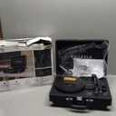 Victrola Journey Bluetooth Portable Suitcase Record Player  with Built-in Speakers, 3 Speed Vinyl Record Player, RCA Out, Headphone Jack (Black)