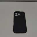 Vooii Compatible with iPhone 16 Pro Case, Liquid Silicone Upgrade [Camera Protection] [Soft Anti-Scratch Microfiber Lining] Shockproof Phone Case for iPhone 16 Pro 6.3 inch - Black