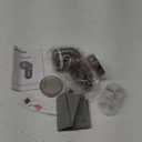 BEAUTURAL Fabric Shaver and Lint Remover, Sweater Defuzzer with 2-Speeds, 2 Replaceable Stainless Steel Blades, Battery Operated, Remove Clothes Fuzz, Lint Balls, Pills, Bobbles Gray