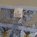 WDIRARA Women's 2 Piece Floral Embroidery Underwire Lingerie Set Mesh Bra and Panty Set Light Blue S