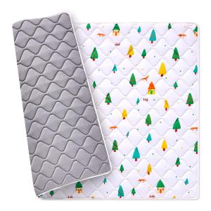 Premium Foam Baby Play Mat 50" X 50", Extra Large Activity Playmats for Babies,Toddlers, Infants, Soft Thicker Sponge Playpen mat for Floor, Play & Tummy Time, Machine Washable for Easy Care (50"L x 50"W x 0.8"Th, A- Forest Party)