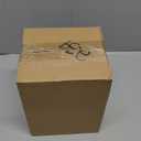 Tampon Holder for Bathroom with Hinged Lid, Feminine Product Organizer, Bathroom Period Products, Toilet Organizer, Bathroom Accessories Box for Girl Stuff (White)