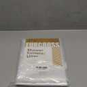 EurCross 54 x 78 inch Long Stall Shower Curtain Liner, Water-Proof 9G Premium Clear PEVA Small Plastic Shower Curtain with 5 Magnets for Bathroom, 9 Metal Grommets with Hooks