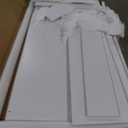 2-Tier Washer and Dryer Countertop with 2.75" H Guard,54" W x 27.5" D Laundry Countertop Cover with Non-Slip Pad,Large Space Laundry Topper for Folding Clothes Over Washer and Dryer-White