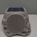 Victrola Rock Speaker Connect, Stone, Wireless Outdoor with Bluetooth 5.3, 22-Hour Battery Life, with Solar Charging, Link Up to 20 Rock Speakers, IP65 Water & Dust Resistant