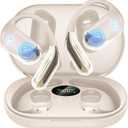Paekole H5 AI Translation Earbuds: Real-Time 2-Way Language Translator Device (198+ Languages) for Face-to-Face & Travel, Bluetooth Headphones, Audifonos Traductores - Classic Khaqi
