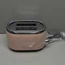 Mueller Retro Toaster 2 Slice with 7 Browning Levels and 3 Functions: Reheat, Defrost & Cancel, Stainless Steel Features, Removable Crumb Tray, Under Base Cord Storage, Pink