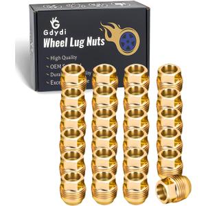14mmx1.5 OEM Factory Wheel Lug Nuts Replacement for Sliverado Sierra 1500 Yukon Avalanche Suburban Express 1500/ K1500/ C1500 Escalade Traverse Yukon 14x1.5 Studs 6 Lug Wheel, Set of 24