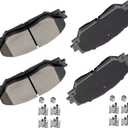cciyu D1210 Front Ceramic Brake Pads Kits 4pcs fit For 10-12 For Lexus HS250h,09-10 For Pontiac Vibe,08-15 For Scion xB,08-14 For Scion xD,For Toyota Corolla,Matrix,Prius V,For RAV4