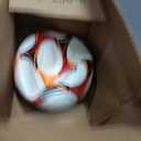 Voit Quantum Soccer Ball Size 5 - Premium PU Hybrid Match Ball with Abrasion-Resistant Cover - All-Surface Liga MX Soccer Balls for Grass or Turf - Play Like a Pro with Orange/Red/Black Soccer Ball