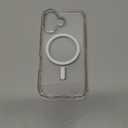 FNTCASE for iPhone 17 Case Clear: Magnetic Phone Cases with Screen Protector Drop Proof Compatible with Magsafe Slim Anti Yellowing Rugged Shockproof Protective Transparent Cell Cover (A-Clear)