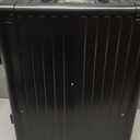 All Aluminum Carry On Luggage 22x14x9 Airline Approved Hard Shell Carry On Luggage, Zipperless Luggage Aluminum Suitcase Luggage (Black, 20inch)