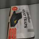 Feeke Rat Trap, Large Mouse Traps, Mouse Traps Indoor for Home, Instant Kill Traps for Mouse Rat Chipmunk, Quick Set Up and Reusable - 6 Pack, Black