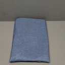 ANRODUO Extra Long Linen Shower Curtain, 108 Inch Long Heavy Duty Fabric Shower Curtain Set with 12 Metal Hooks, Waterproof Decor Machine Washable for Bathroom Bathtub Hotel, 72 x 108, Moonlight Blue