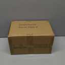 BUYMAX 10 Inch Rectangle Ceramic Orchid Pots with Holes, Heavy Duty Handmade Ceramic Plant Pot with Drainage and Saucer, Accommodate 2 Orchids, Enhance Good Ventilation White