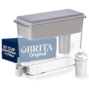 Brita UltraMax Large Water Dispenser With Standard Filter, BPA-Free, Reduces Copper, Cadmium and Mercury Impurities, Lasts 2 Months or 40 Gallons, Includes 1 Filter, Kitchen Accessories, Large Brita UltraMax Large Water Dispenser With Standard Filter, BPA-Free, Reduces Copper, Cadmium and Mercury Impurities, Lasts 2 Months or 40 Gallons, Includes 1 Filter, Kitchen Accessories, Large