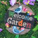 Spoontiques - Garden Dcor - Family Stepping Stone - Decorative Stone for Garden (Family Never Ends)