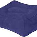 MYFON Inflatable Travel Pillow, Inflatable Travel Foot Rest Pillow, Leg Rest Pillow for Cars, Home, Office, Trains, Airplane, Blue