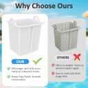 3 x WKZO SPX1600M Pool Pump Strainer Basket, 6" x 5.5" for Hayward Super Pump | Fits Hayward SP1600X5, SP1605X7, SP1610X15. 6"x5.5" Strainer, Heavy-duty, Strong Handle, Easy Clean