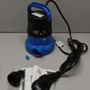FOTING 1/2HP Submersible Water Pump with Stainless Steel Base - Removes Water to 0.04" Depth, 2450GPH Portable Sump Pump for Puddles, Pools, Boats, Gardens & Ponds - 10Ft Cord Included