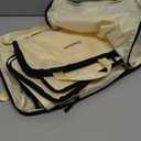 Travelvaez 6 Set Compression Packing Cubes. Expandable and Lightweight Packing Cubes for Travel with Laundry Bag. (Beige).