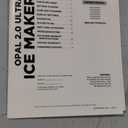 GE Profile Opal 2.0 Ultra Nugget Ice Maker with Side Tank and Scale Inhibiting Filter, Scoop Included, 38 lbs in 24 Hours, Pellet Ice Machine with WiFi & Smart Connected, Stone White