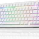 LEOBOG A80 RT Hall Effect Gaming Keyboard Wired, Rapid Trigger Magnetic Switch Keyboard with 0.01mm RT Adjustable Actuation, 8000Hz Polling Rate, RGB Backlit Mechanical Keyboard 75% for PC Gamer