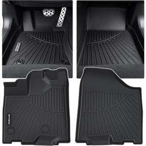 Floor Mats for Toyota Sienna 2020 2019 2018 2017 2016 2015 2014 2013 Fit L LESEXLELimited TPE All Weather Protection Full Coverage Front Liner for Sienna