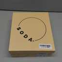 Soda MIGUEL ~ Women Crisscross Band Fashion Chunky Platform Block Mid Heel Sandal with Ankle Strap and Stud (Size 6, Tan Pu)