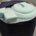 Serta ThermaGel Cooling, Pressure-Relieving Memory Foam Mattress Topper, 3 Inch, Twin Blue