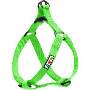 Pawtitas Solid Color Step-in Dog Harness - Green, Large, for Puppy & Dog Training & Walking (Large (Pack of 1))