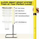 SPONAL Volleyball Setter Training Net, 4.6 ft- 10 ft, 5 Heights & 7 Angles