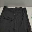 Women's High Waisted Straight Leg Pants - Multi Button Casual Trousers with Stretch for Daily and Lounge Wear S