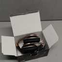 Falebare Bluetooth Headphones Over Ear, 6S Wireless Headphones Wired with 6 EQ Modes, 40 Hours Playtime Foldable HiFi Stereo Headset with Microphone, FM/ TF for Cellphone/ PC/ Work (Black & Gold)