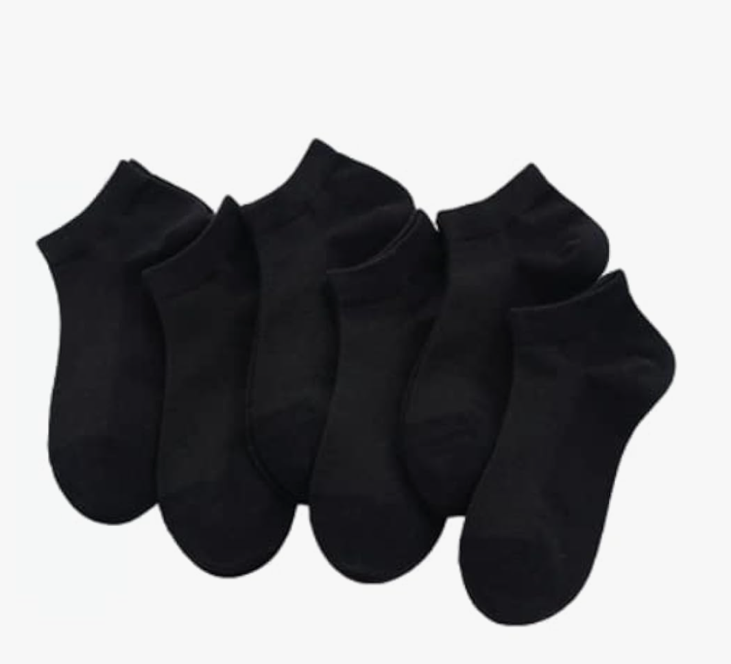 6 Pairs Casual Cotton Socks Cute Ankle Summer Socks, One Size