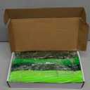 Peryiter 500 Pieces Pipe Cleaners Chenille Stems for Flowers Craft Supplies Bulk Fluffy Fuzzy Sticks for DIY Art Projects Creative Gift Wrapping Party Decorations(Green,12 Inch)