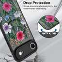 OOK Designed for iPhone Air Case Cute Flower Floral Design for Girls Women Compatible with Magsafe Soft TPU Camera Lens Protective Phone Magnetic Cover Compatible with iPhone Air 6.5 Inch